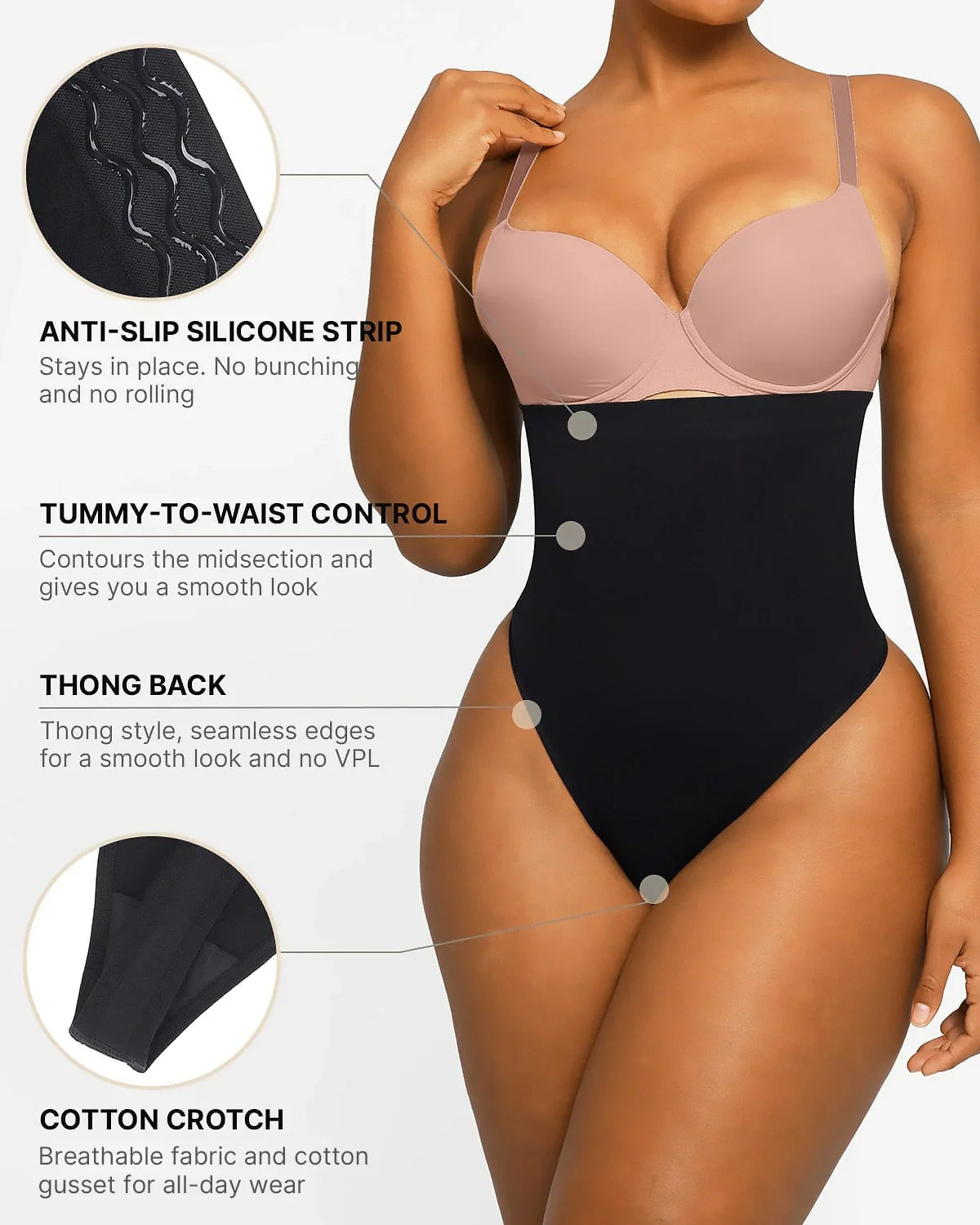 Tanga sin costuras Bare Essentials™ Skin Flow™ Eco Contour