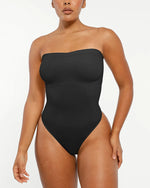 Bare Essentials™ Skin Flow™ Strapless Sculpt Thong Bodysuit