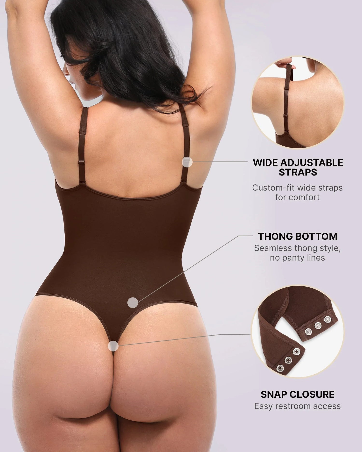 Body string à fermeture éclair Bare Essentials™ Skin Flow™