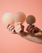 Cubrepezones de silicona sin costuras y con borde cónico